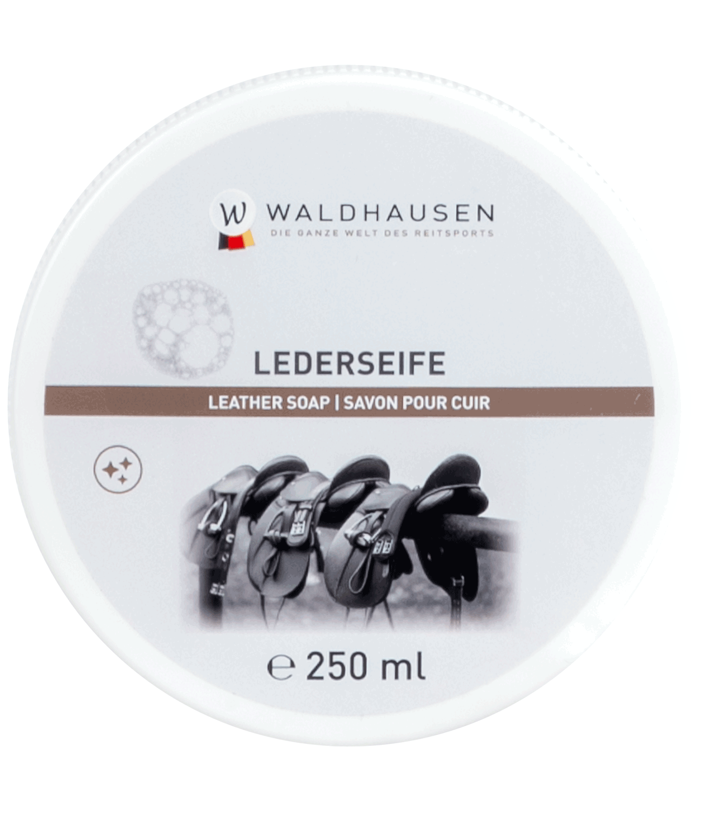 Savon solide pour selle et cuir, 250 ml
