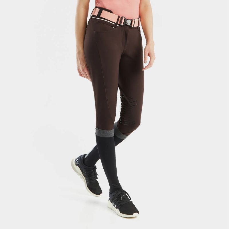 Pantaloni da equitazione X-design da donna rosso