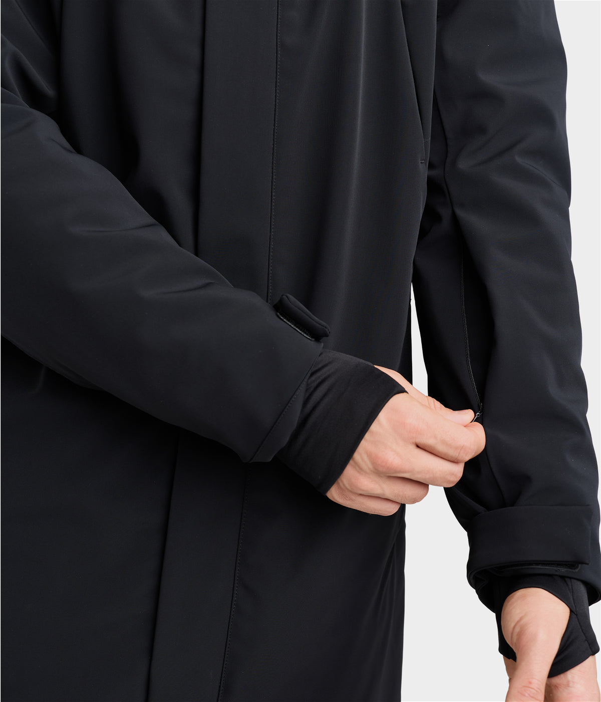 Manteaux Integral chaud long d'équitation homme