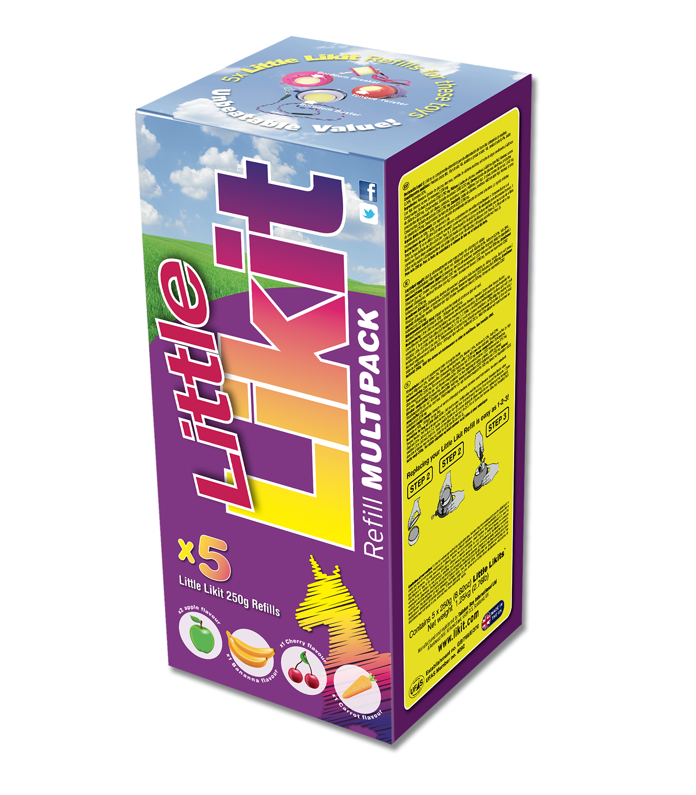 LIKIT ASSORTIMENT, 5 × 250 G Likit 19,95 €