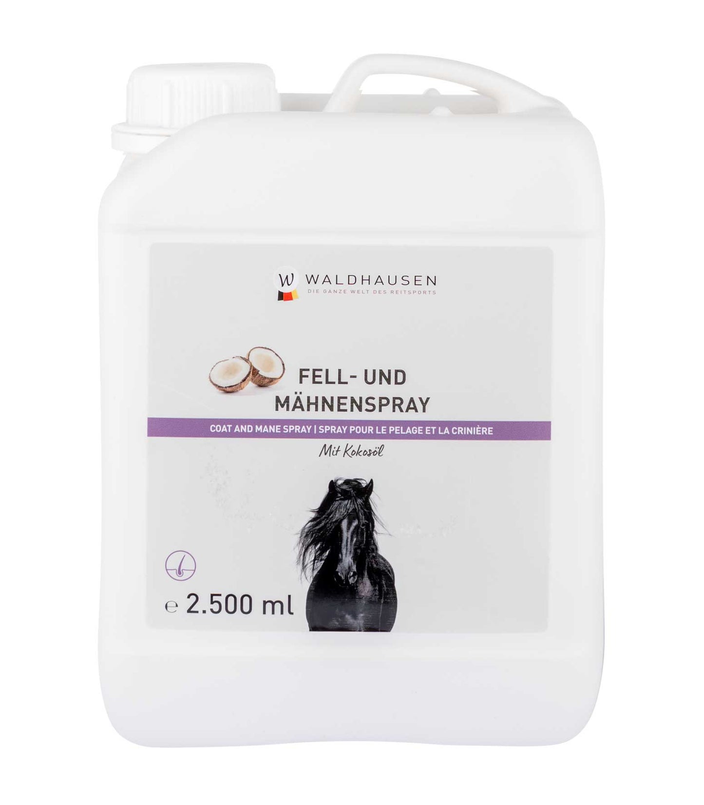 Spray à l’huile de coco pour pelage et crinière, 2500ml