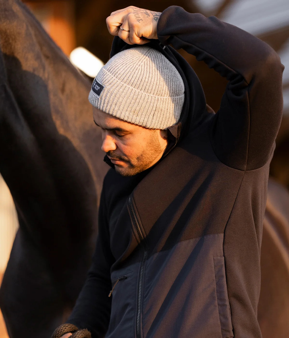 Rider Beanie Bonnet d'équitation en laine unisexe (2026)