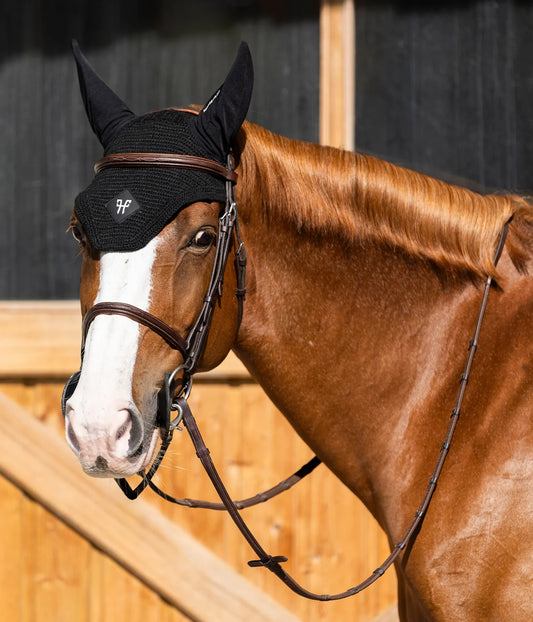 Bonnet pour cheval anti-bruit