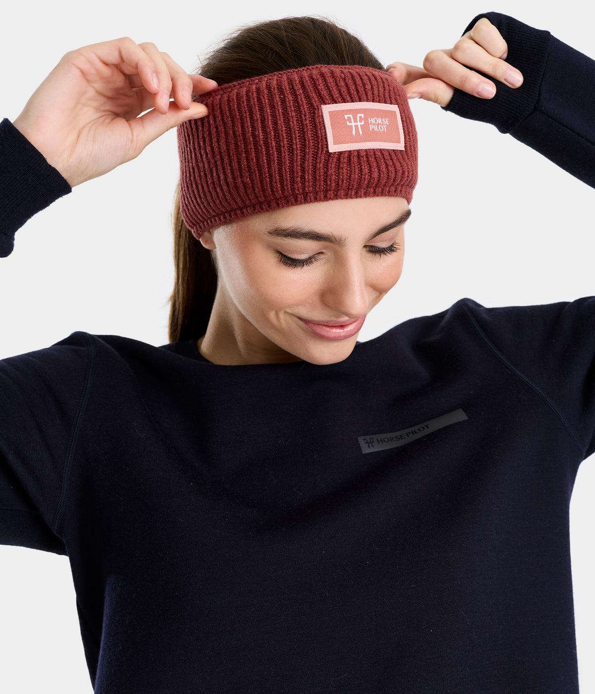 Beanie Cappello Horse Pilot Beige
