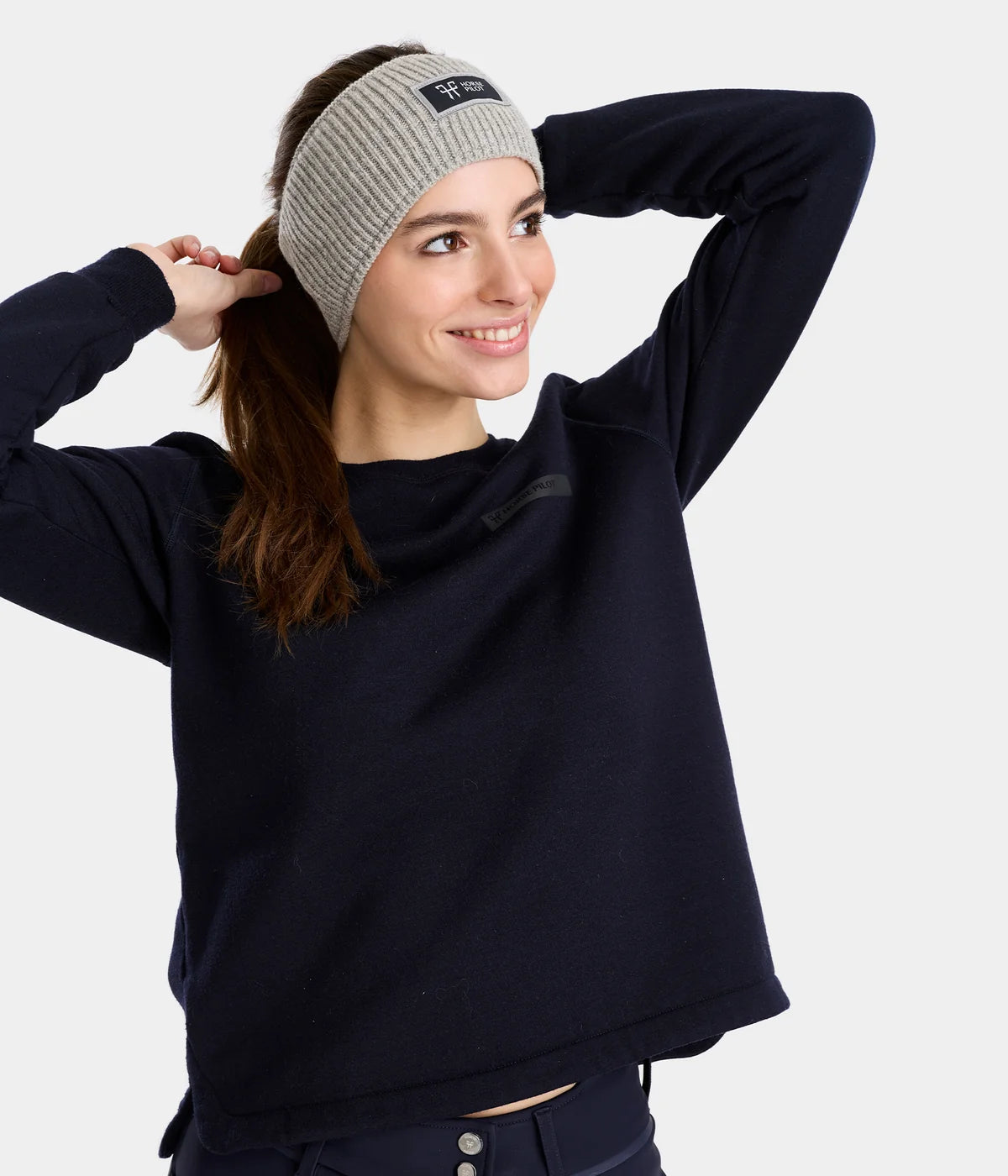 Beanie Cappello Horse Pilot Beige