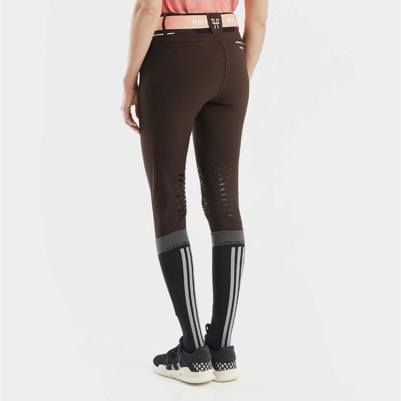 Pantaloni da equitazione X-design da donna rosso