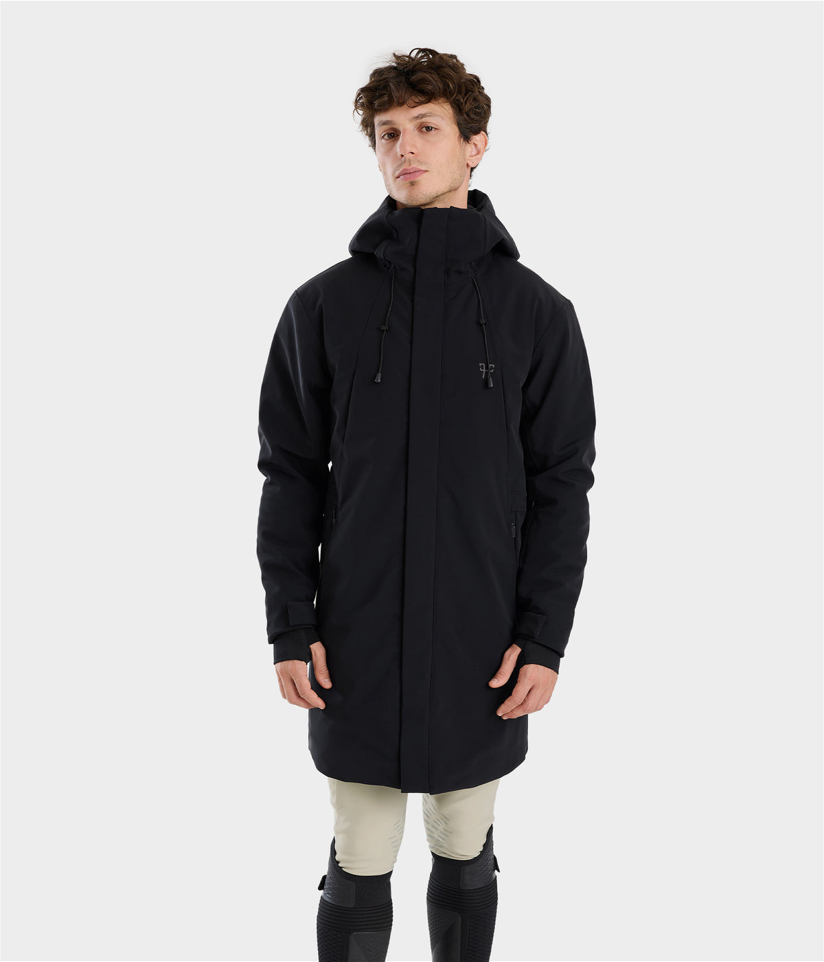 Manteaux Integral chaud long d'équitation homme