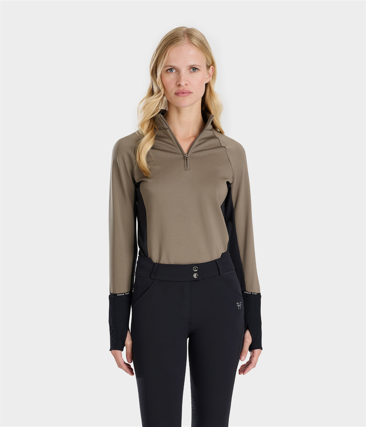 Tee-shirt thermique à manches longues d'équitation Warm Shirt femme