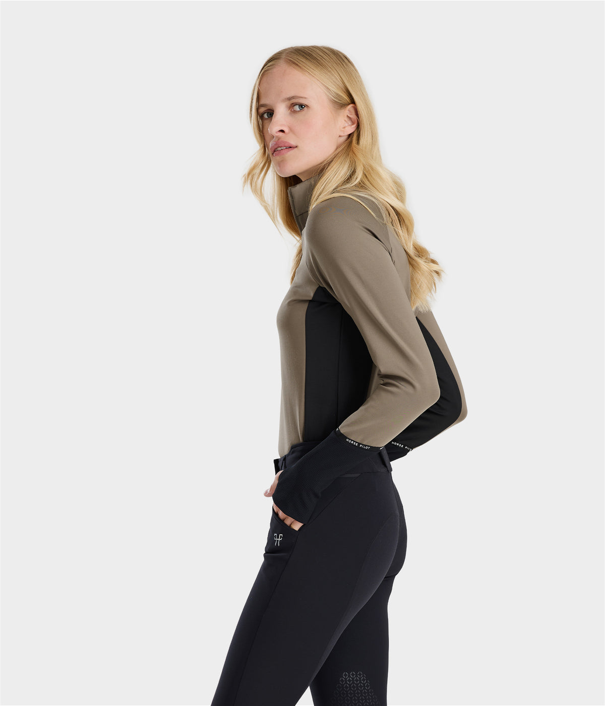 Tee-shirt thermique à manches longues d'équitation Warm Shirt femme