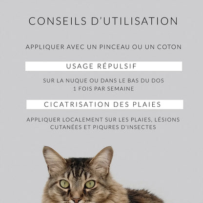 Soin des Chats • Huile de Cade