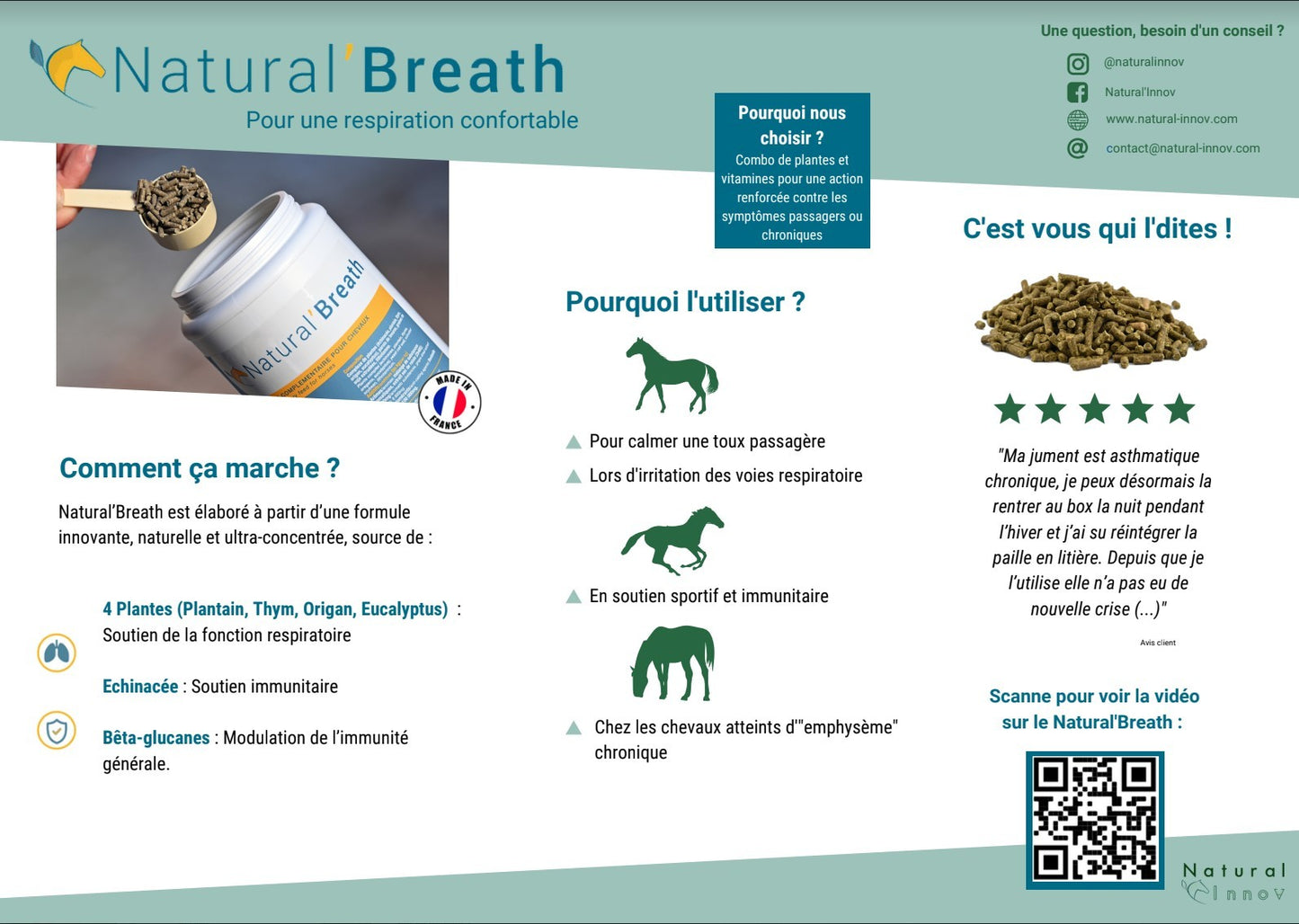 Natural'Breath1,2kg Natural'Innov  59,90 €