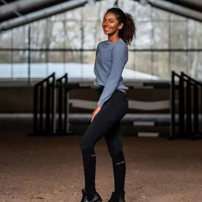 Pulls Charlie en cachmere et mérino couleur Bleu Fager Equestrian   110,00 €