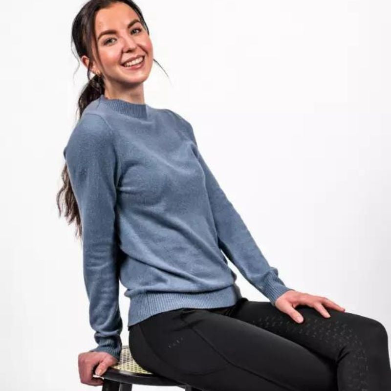 Pulls Charlie en cachmere et mérino couleur Bleu Fager Equestrian   110,00 €